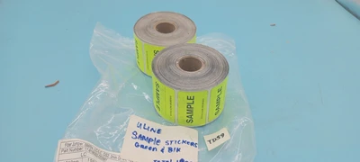 NEW U-Line S-11412  Production Labels - "Sample", 1 1⁄4 x 2" EST 1800
