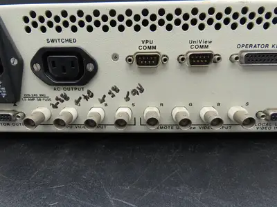 MeasureX 203940 Video Processing Unit Input Switch Inspection Module 110/220VAC
