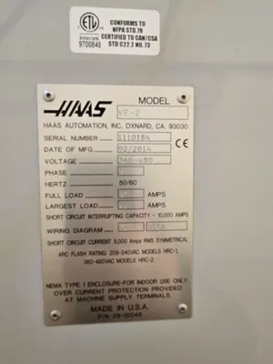 2016 HAAS VF-2 Vertical Machining Centers | 520 Machinery Sales LLC (10)
