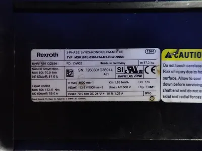 USED REXROTH MSK101E0300FNM1BG2NNNN