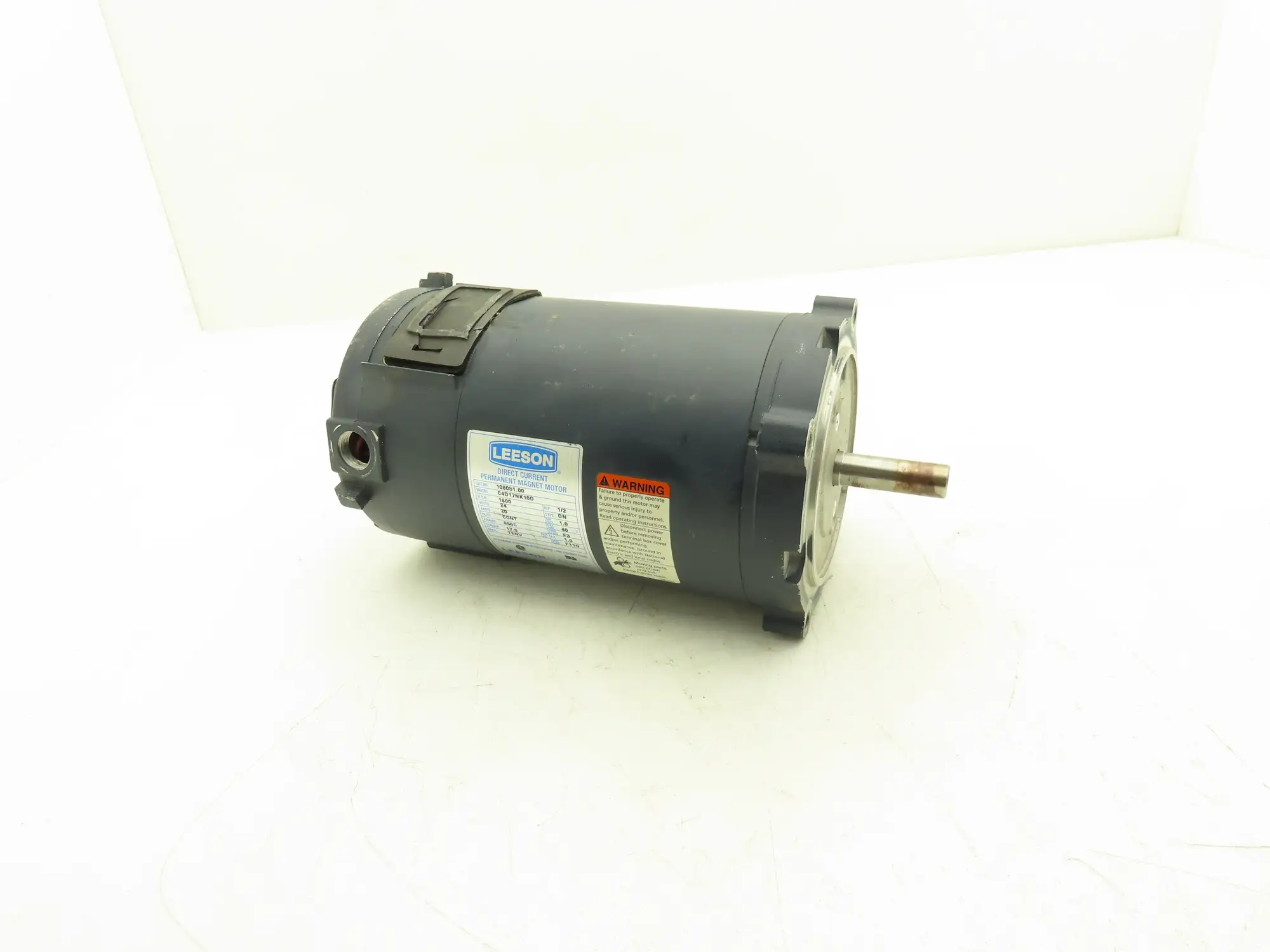 Leeson C4D17NK10D Permanent Magnet 24V DC Motor 1/2Hp 1800rpm S56C 108051.00