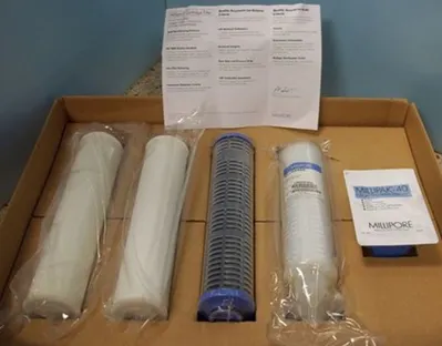 QTY. 1. MILLIPORE MILIGARD FILTER KIT INCLUDES 2 F...
