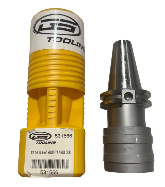 GS Tooling CAT40 No.2 Rigid Tap Holder 3.66" Projection