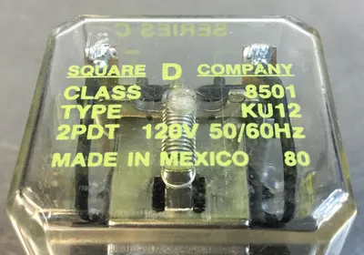 SQUARE D 8501 KU12 SER. C Relay 4C