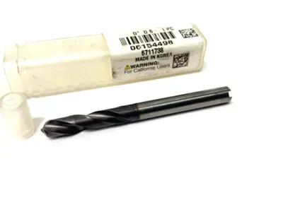 USED INGERSOLL SOLID CARBIDE DRILL 30° AXIAL RAKE DH0600020T7R01 IN2005