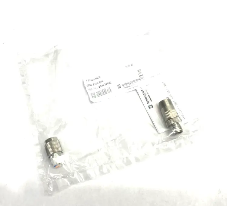 New | in-Stock Lumberg Automation Field Attachable M12 8-pin Connector 934637032 Electrical Fittings Michigan US | Maverick Industrial Sales #1391303