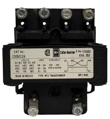 NEW CUTLER HAMMER C0050C2A CONTROL TRANSFORMER