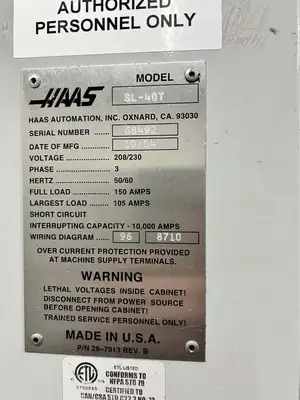 2004 HAAS SL-40T CNC Lathes. | 520 Machinery Sales LLC (4)