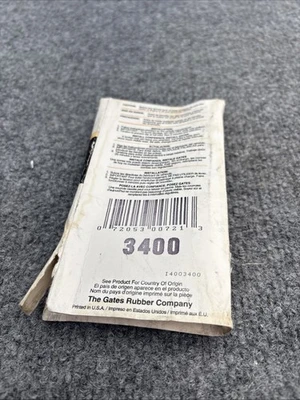 New | in-Stock Gates 3400 Belts California US | Davliegogo LLC #1707552