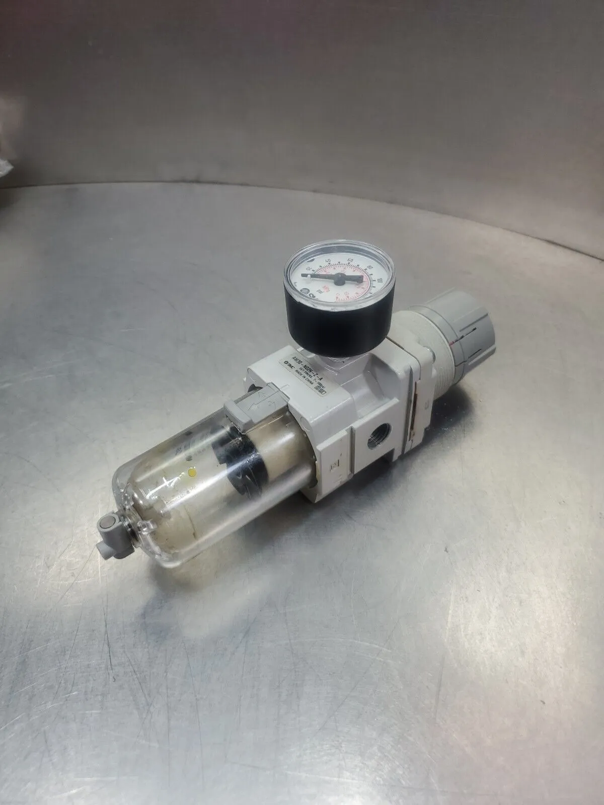 SMC AW30-N02H-Z-A (Set Press. 7~100 psi) Filter Regulator Module. 6D-8