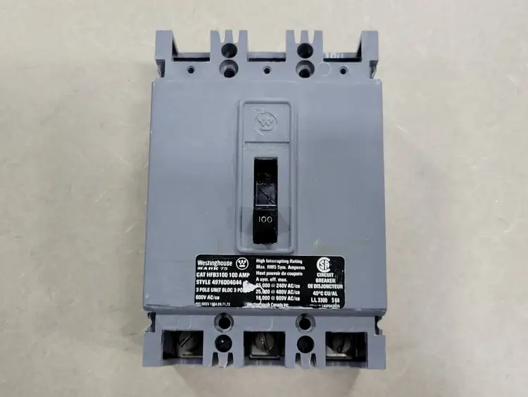 Used WESTINGHOUSE HFB3100 Switchgears British Columbia CA | Lenmark #294528