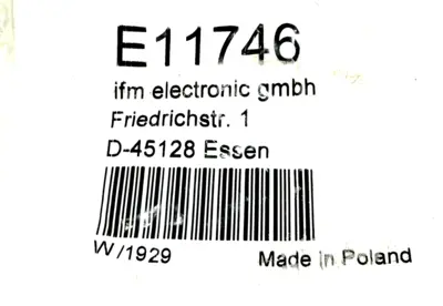 NEW IFM ELECTRONIC E11746 CONNECTING CABLE MX1929