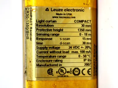 USED LEUZE ELECTRONIC CR30-1350/BH5   CT30-1350/BH3