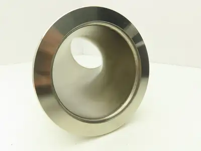 Pfeiffer 2KL-ISO-100-OF ISO-K 45 Radius Elbow Flanges W/Tangents 4" Tube 304 SS