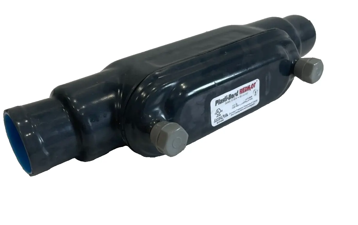 NEW PLASTI-BOND RED2H2OT E231035 53KB CONDUIT BODY PRHC38 1"