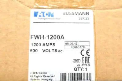 NEW EATON FWH-1200A FUSE FWH1200A
