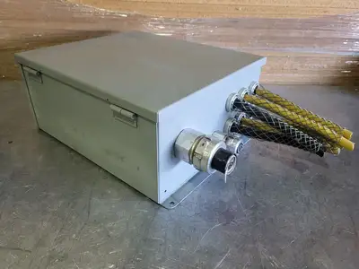 Electrical Enclosure 11"x13"x6.5" w/ Terminals and Wiring