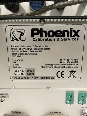 Phoenix Calibration & Services 50004 Alpha Series Control System