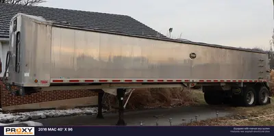 Used 2016 MAC 40' X 96 Dump Trailers Pennsylvania US | Proxy Equipment #1382759