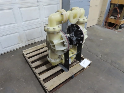 3" Sandpiper S30 Air Operated Double Diaphragm Pump, Non-Metallic Polypropylene