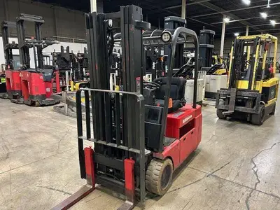 Used RAYMOND 445C35TT 3-Wheel Sit down Electric Counterbalance Forklifts Illinois US | Somerset Equipment Sales #1546174