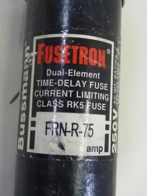 USED FUSETRON FRN-R-75