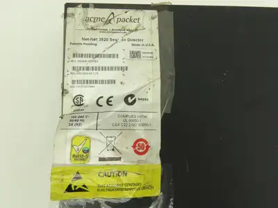 Acme Packet Net-Net 3820 Session Director  Ethernet 800-3000-00 1.15