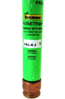 LOT OF 10 NEW BUSSMANN FUSETRON FRS-R-2 FUSES FRSR2