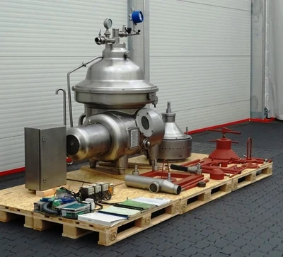 Westfalia MSD 130-01-076 warm milk separator, 316 SS.