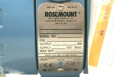 NEW ROSEMOUNT 1151DP4E22S1B1M7 1151-0011-0042 PRESSURE TRANSMITTER 90067-0514