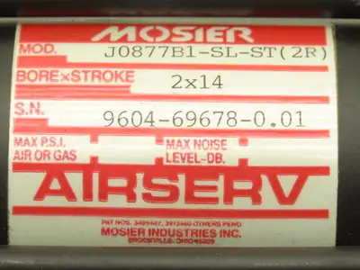 Used MOSIER _UNKNOWN_ Pneumatic Cylinders | Arrow Industrial #612528