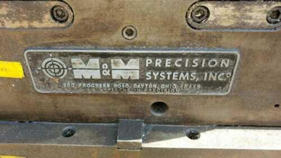 42" M & M Precision System, rotary table