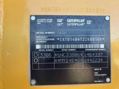 2003 Caterpillar 140H