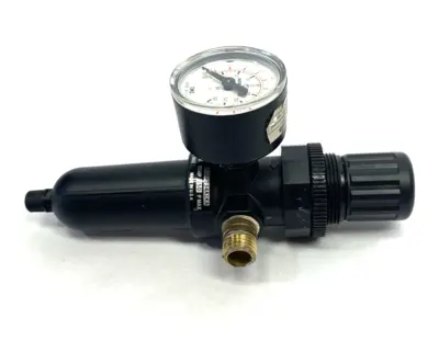 Used IMI Norgren Modular Filter/Regulator, Relieving, with Gauge Air Pressure Regulators Michigan US | Maverick Industrial Sales #1402941