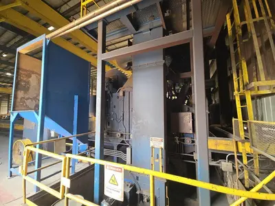 Used 2008 BLASTEC 10' PLATE Roller Conveyor Shot Blaster Pennsylvania US | Shot Blasting Equipment #1541094