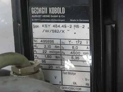 Used GEORGII KOBOLD _UNKNOWN_ Servo Motors Texas US | OCO Industrial #1703601