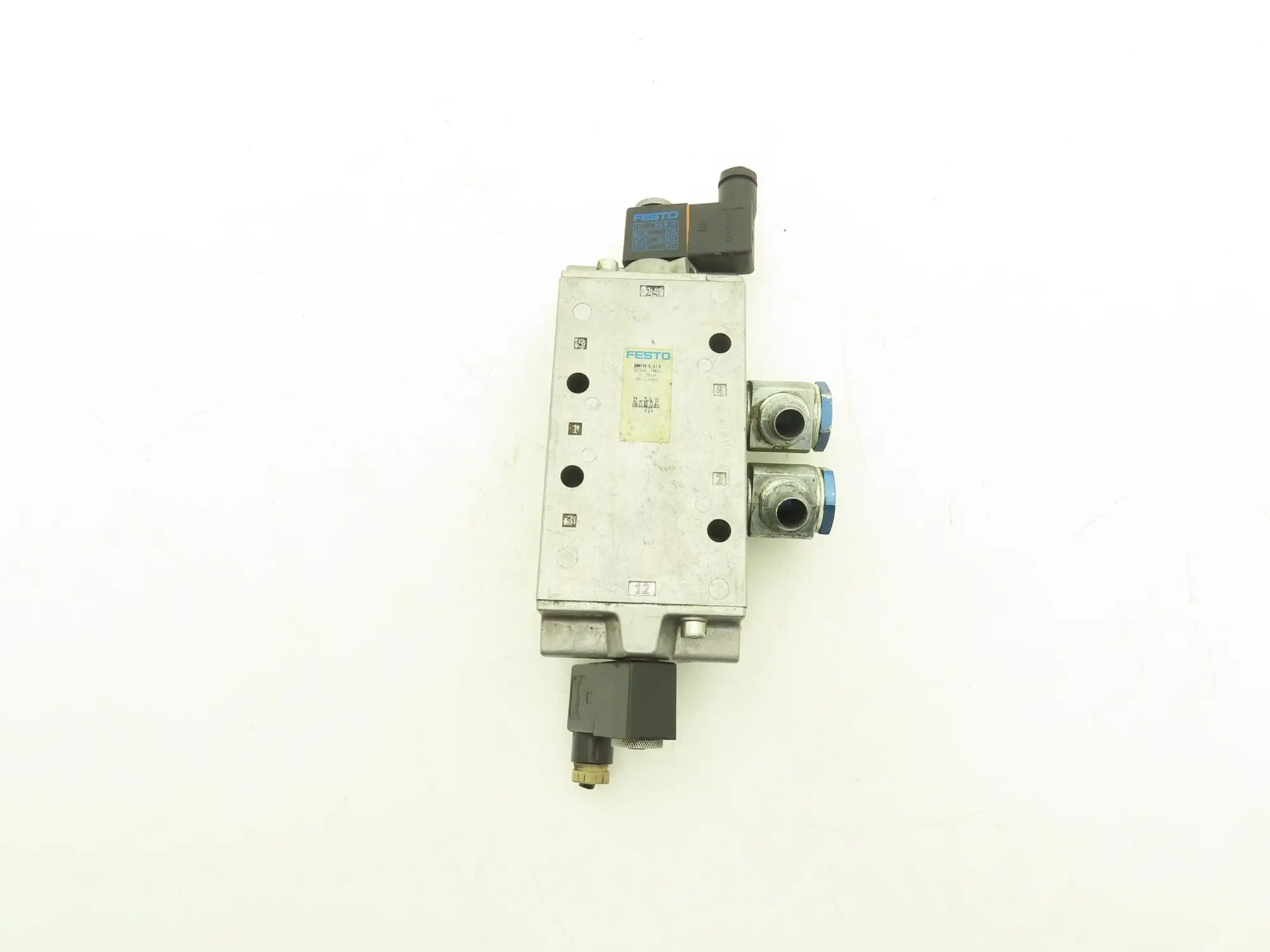 Festo JMFH-5-1/2 10166 Pneumatic Control Valve 5 Way 120 PSI 3/4"NPT 110V