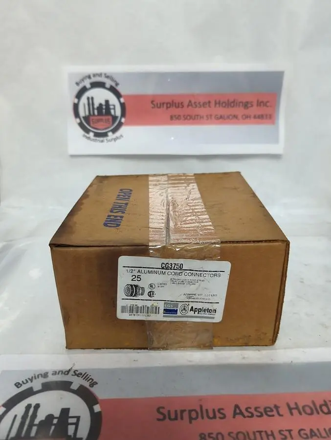 New | in-Stock APPLETON ELECTRIC CG3750 Miscellaneous Equipment (Electrical & Power) Ohio US | Surplus Asset Holdings #1364095