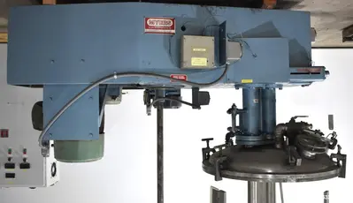 Used Myers Tri-Shaft Disperser-Mixer-Emulsifier – 36” Diameter, Hydraulic Lift, Refurbished