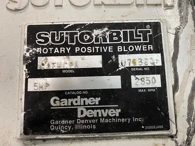 USED SUTORBILT BY GARDNER DENVER GAFMCPA