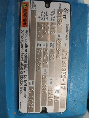 USED Goulds 3196 STi