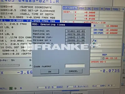 Used 2014 MIKRON MILL HEM 1000 Vertical Machining Centers US | FRANKE CNC, LLC #1371019
