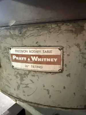 Used PRATT & WHITNEY 36 TILTING Rotary Tables Ohio US | G-2000, Inc. #1258254