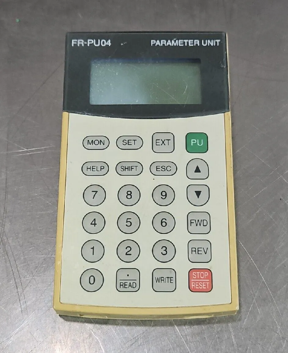 Mitsubishi Electric FR-PU04 Operator Interface Drive Parameter Unit. Loc 2E