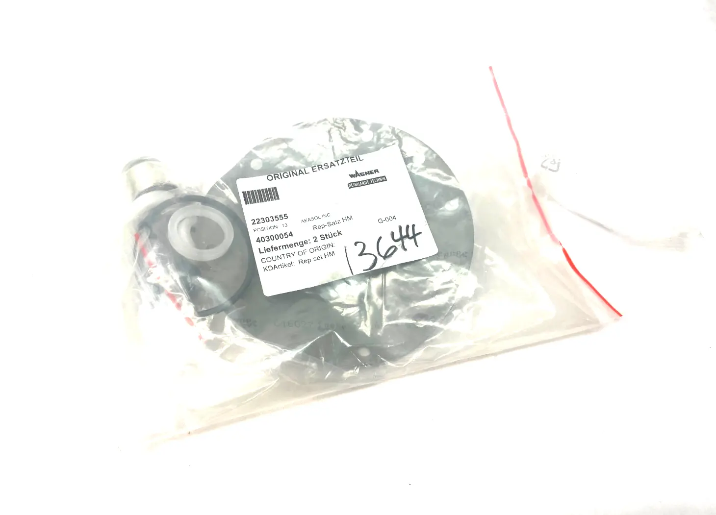 USED WAGNER, REINHARDT-TECHNIK REP SET KIT HM