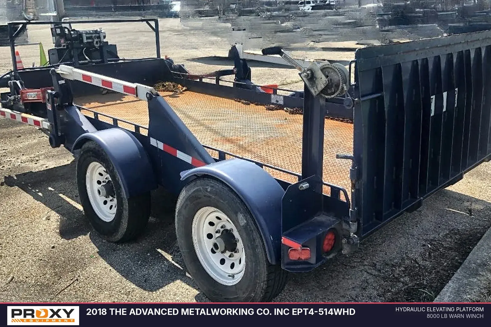Used 2018 THE ADVANCED METALWORKING CO. INC EPT4-514WHD Flatbed Trailers Kentucky US | Proxy Equipment #1377778
