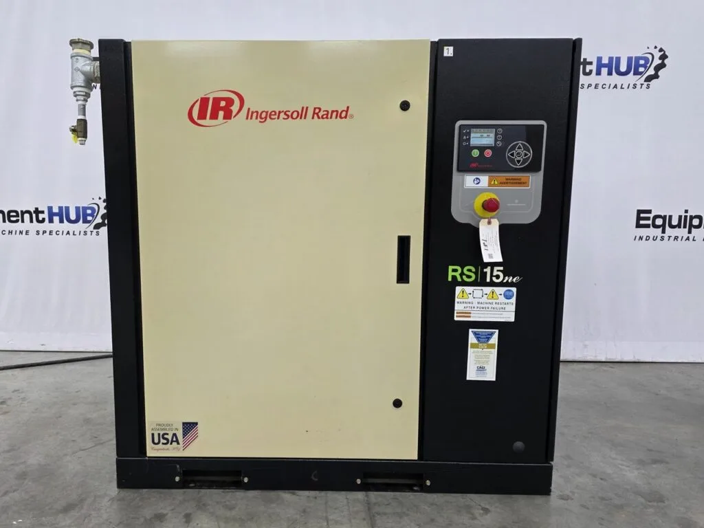 Used INGERSOLL RAND RS15NE-A145 Rotary Screw & Sliding Vane Air Compressors Georgia US | The Equipment Hub #1505149