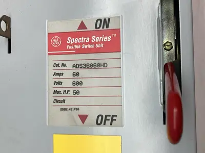 Used GE ADS36060HD Miscellaneous Equipment (Electrical & Power) | Surplus Asset Holdings #1192755