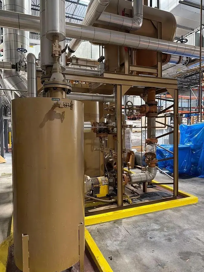 Fulton Thermal Fluid Heater Skid — 480V 3-Phase Complete Skid System with Pump, Motor & Control Panel