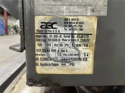 USED AEC, INC. BD-2500-4R